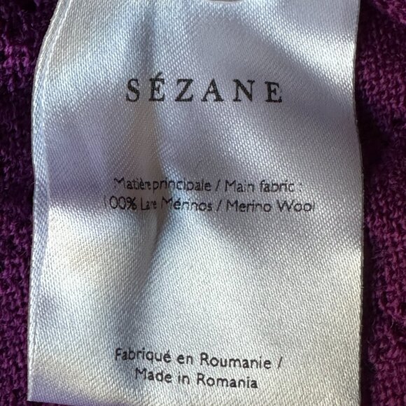 Sézane Willow sweater in purple ~ size small, NWOT! - Picture 6 of 7